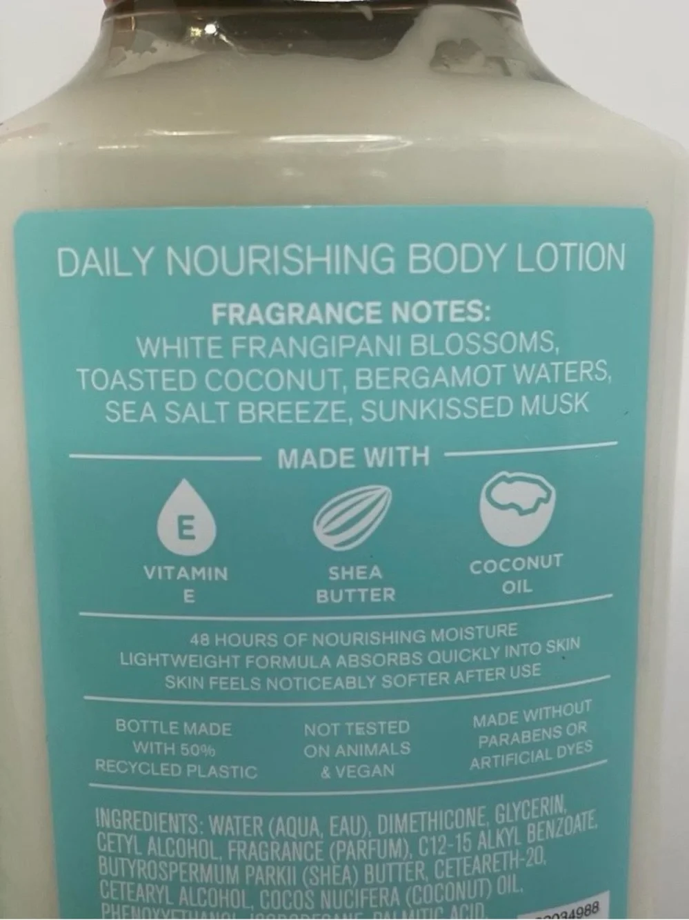 Bath & Body Works At The Beach 2 Piece - Body Wash Shower Gel & Body Lotion NEW